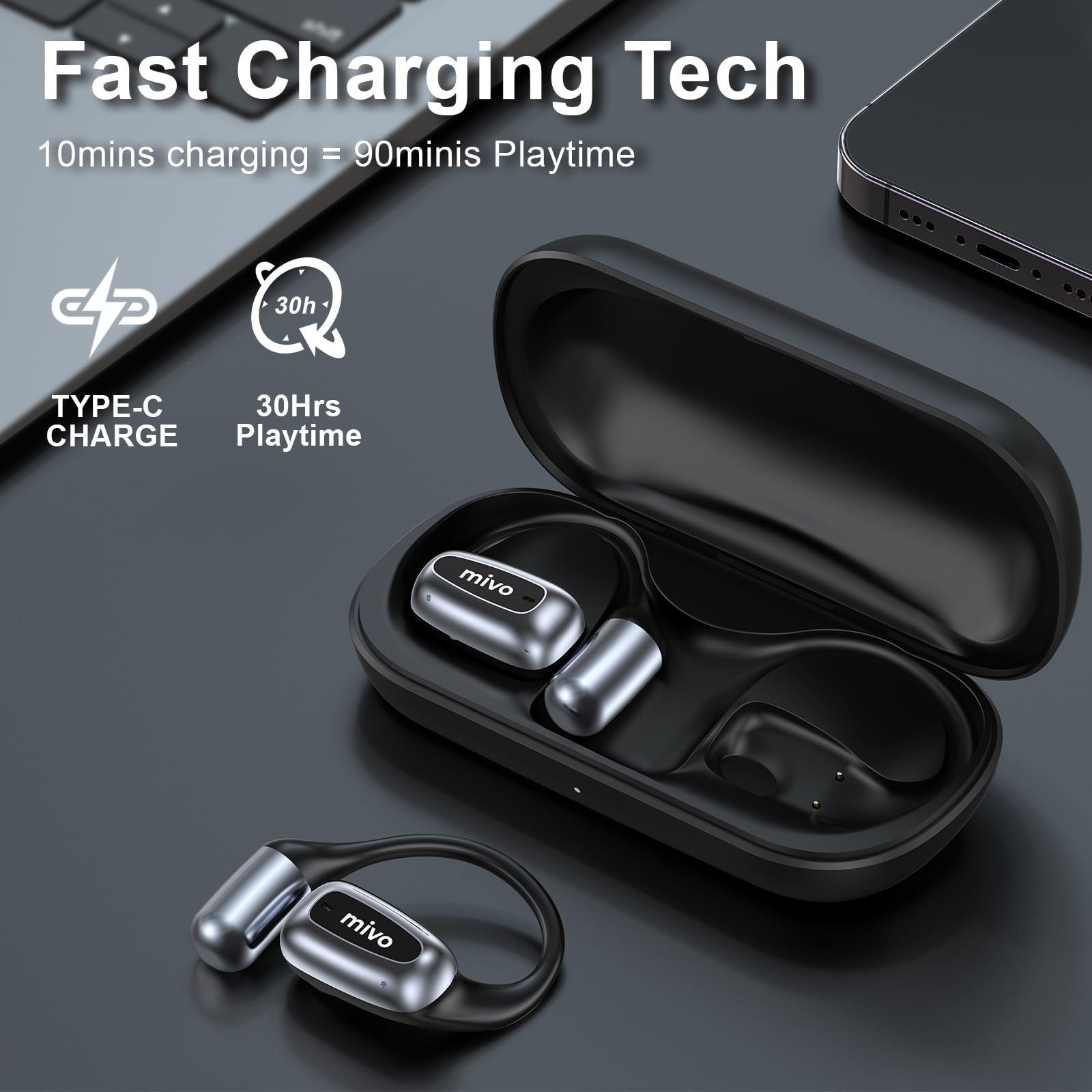 mivo Open Ear Headphones – ENACFIRE